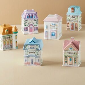 Lenox Spice Village 6-Piece Set #2 “Savory Street” - 2025 - New in Box!